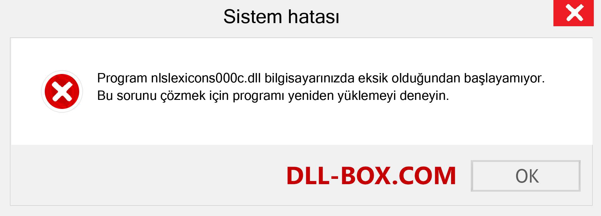 nlslexicons000c.dll dosyası eksik mi? Windows 7, 8, 10 için İndirin - Windows'ta nlslexicons000c dll Eksik Hatasını Düzeltin, fotoğraflar, resimler